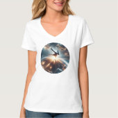 Breakdancer in actie, Ai, Actie in de Galaxy T-shirt (Voorkant)