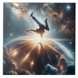 Breakdancer in actie, Ai, Actie in de Galaxy Tegeltje