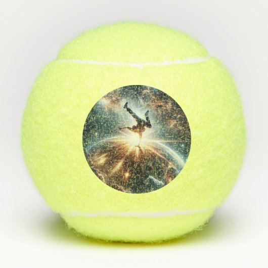 Breakdancer in actie, Ai, Actie in de Galaxy Tennisballen (Voorkant)
