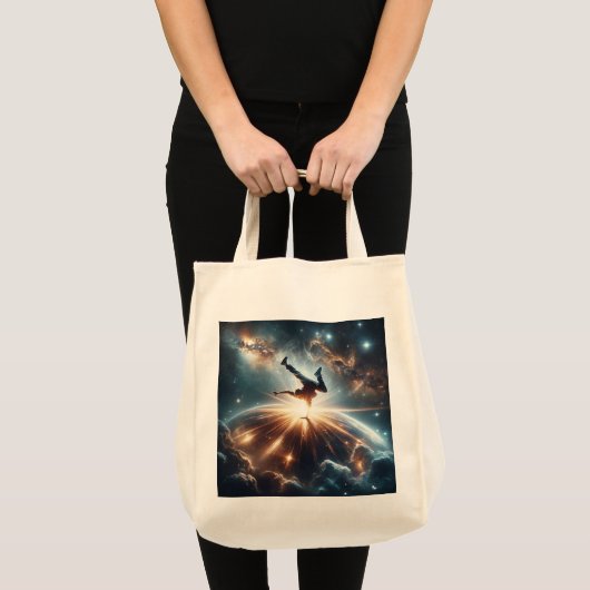 Breakdancer in actie, Ai, Actie in de Galaxy Tote Bag (Voorkant (product))