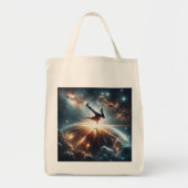 Breakdancer in actie, Ai, Actie in de Galaxy Tote Bag (Voorkant)