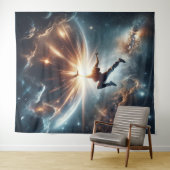 Breakdancer in actie, Ai, Actie in de Galaxy Wandkleed (In Situ (horizontaal))