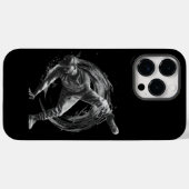 Breakdancer in actie, in inktspatterstijl Case-Mate iPhone case (Achterkant (horizontaal))