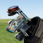 Breakdancer Vrouwen in actie New York silhouet Golfheadcover (Insitu)