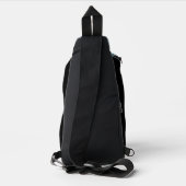 Breakdancer Vrouwen in actie New York silhouet Sling Bag (Achterkant)