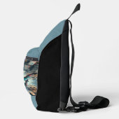 Breakdancer Vrouwen in actie New York silhouet Sling Bag (Rechts)