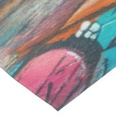 Breakdancer Vrouwen in actie New York silhouet Tafelkleed (Gekanteld)