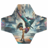 Breakdancer Vrouwen in actie New York silhouet Voetbal (Enkel)