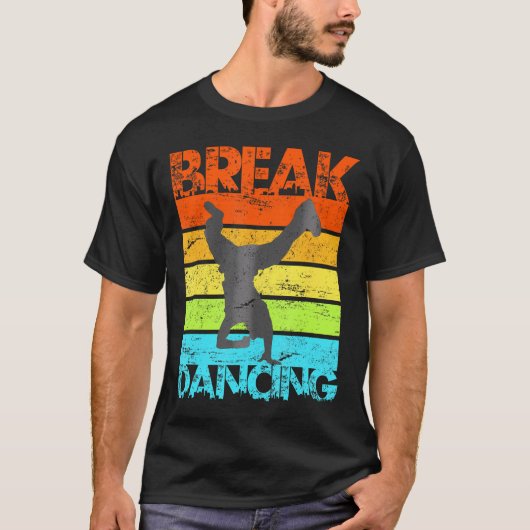 Breakdancing B-Boy Break Dance Urban Dance Hip Hop T-shirt (Voorkant)