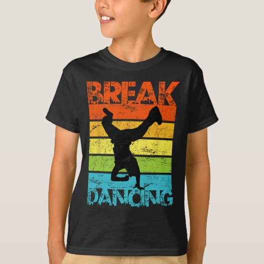 Breakdancing B-boy Break Dance Urban Dance T-shirt (Voorkant)