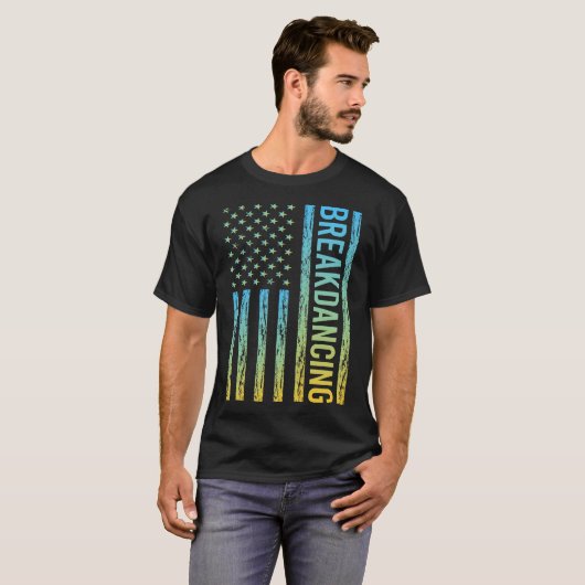 Breakdancing Breakdancer Break Dance T-shirt (Voorkant volledig)