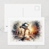 Breakdancing in the City,  Briefkaart (Voorkant / Achterkant)