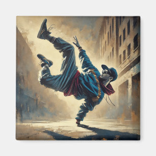 Breakdancing Magneet