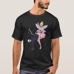 Breakdancing Reaper Skelet Griezeldokterfee Hal T-shirt