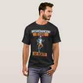 Breakdancing Skeleton Dancing Breaking beroemd gem T-shirt (Voorkant volledig)