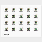 Breakdancing Street Dance Fast Movement Dancing Gi Ronde Sticker (Vel)
