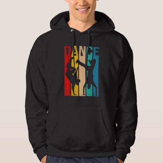 Breakdans B Boy Breakdancer Hip Hop Rap Dancer Hoodie (Voorkant)