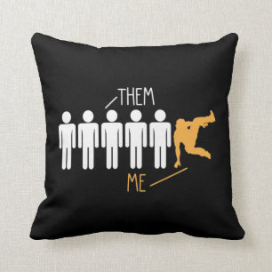 Breakdans Boring People Difference Breakdansing Kussen