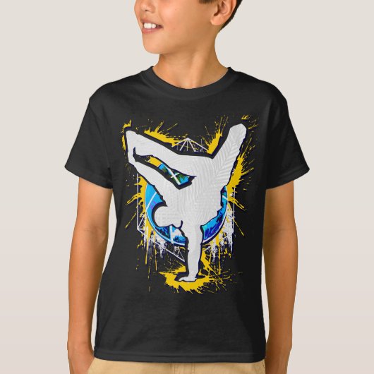 Breakdans - Breakdancer - Break Dancing T-shirt (Voorkant)