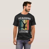 Breakdans Breakdansen Break-dancer Retro T-shirt (Voorkant volledig)