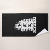 Breakdans Dance Hip-Hop und Funk Badhanddoek (Badhanddoek)