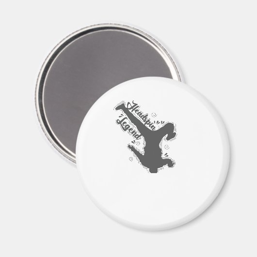 Breakdans Headspin Legend Magneet (Voorkant / Achterkant)