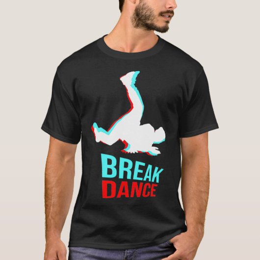 Breakdans Hip Hop Rap Rapper Music Graffiti T-shirt (Voorkant)