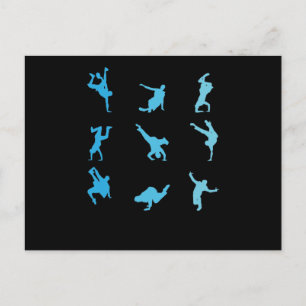 Breakdans Hip-Hop und Funk Tanz Battle Briefkaart