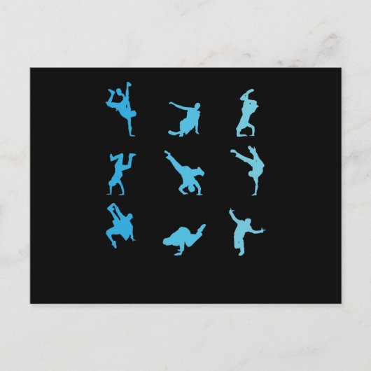 Breakdans Hip-Hop und Funk Tanz Battle Briefkaart (Voorkant)