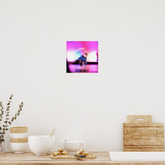 Breakdans. Poster (Keuken)