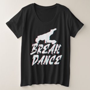 Breakdans Powermove voor Street Dance Breakers Grote Maat T-shirt