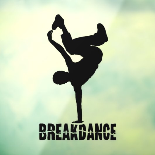 Breakdans Raamsticker (Vel 3)