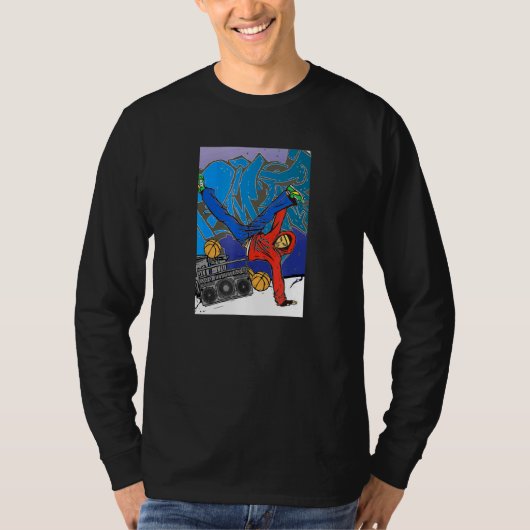 Breakdansen 4 t-shirt (Voorkant)