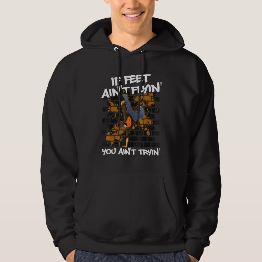 Breakdansen B Boy Hip Hop Dance Break Dancers Bre Hoodie (Voorkant)