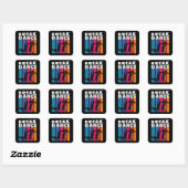 Breakdansen - Breakdans 90s Hip Hop Hiphop Vierkante Sticker (Vel)