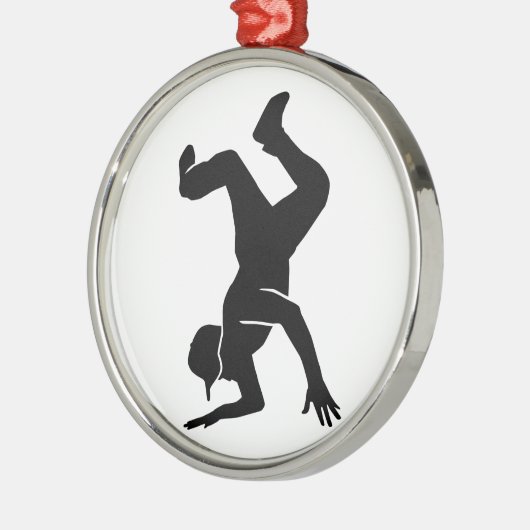 Breakdansen Metalen Ornament (Links)