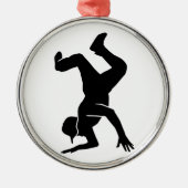 Breakdansen Metalen Ornament (Voorkant)