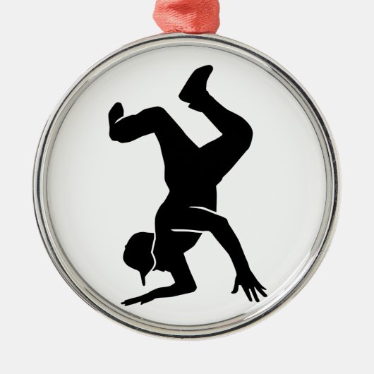 Breakdansen Metalen Ornament (Voorkant)