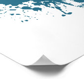 Breakdansende Air Freeze Hip Hop und Funk Poster (Hoek)