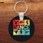 Breakdansende B-Boy Dance Tshirt Breakdans Dancer Sleutelhanger (Voorkant)