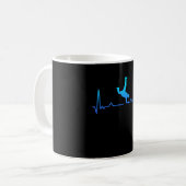 Breakdansende hartslag Gift Dancer Boys Koffiemok (Voorkant links)