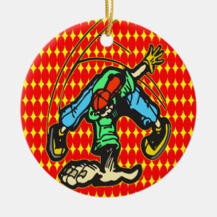 Breakdansstijl Keramisch Ornament