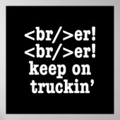 breaker! breaker! ga door // HTML Code Poster (Voorkant)