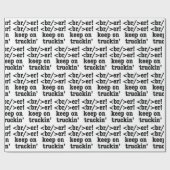 breaker! breaker! Keep on truckin' / HTML-code Cadeaupapier (Vlak)