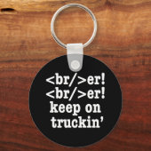 breaker! breaker! Keep on truckin' / HTML-code Sleutelhanger (Voorkant)