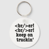 breaker! breaker! Keep on truckin' / HTML-code Sleutelhanger (Achterkant)