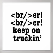 breaker! breaker! rijd door // HTML Code Poster (Voorkant)