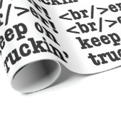 breaker! breaker! rijden maar // HTML Code Cadeaupapier (Rol Hoek)