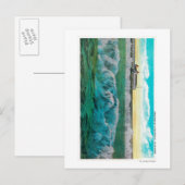 Breakers aan Long Beach, Californië Briefkaart (Voorkant / Achterkant)