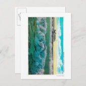 Breakers aan Long Beach, Californië Briefkaart (Voorkant / Achterkant)